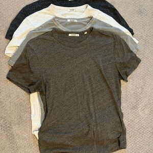 Buck Mason T-Shirt Pack - Black, Gray, White, and Green